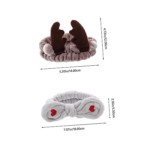 FONDOTIN 3 Stück Elastische Damen Stirnbänder Weiche Haarschmuck für Spa Make Up Gesichtswäsche Rutschfest und Bequem Vielseitig Einsetzbar für Frauen von FONDOTIN