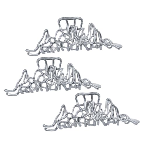 FONDOTIN 3 Stück Metal Haarspange Unregelmäßige Haarklammern aus Legierung Haarkralle Haifischzahn design Rutschfest für Frauen und Dickes Haar Stilvoll für Alltag und Besondere Anlässe FONDOTIN 3 Stück Metal Haarspange Unregelmäßige Haarklammern aus Legierung Haarkralle Haifischzahn design Rutschfest für Frauen und Dickes Haar Stilvoll für Alltag und Besondere Anlässe von FONDOTIN
