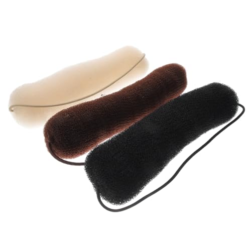 FONDOTIN 3 Stück Teiliges Donut Dutt aus Elastischem Material Einfach zu Verwendender Haarknotenformer für Damen und Mädchen zum Schnellen Haarstyling und Vielseitigen Frisuren für Alltag von FONDOTIN