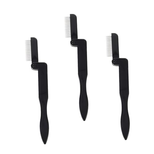 FONDOTIN 3 Stück Teiliges Faltbar Ergonomisch Geformt Schwarz Multifunktionaler Beauty pinsel für Frauen Einfach zu Bedienen Tragbar für Wimpernverlängerung und Mascara anwendung FONDOTIN 3 Stück Teiliges Faltbar Ergonomisch Geformt Schwarz Multifunktionaler Beauty pinsel für Frauen Einfach zu Bedienen Tragbar für Wimpernverlängerung und Mascara anwendung von FONDOTIN
