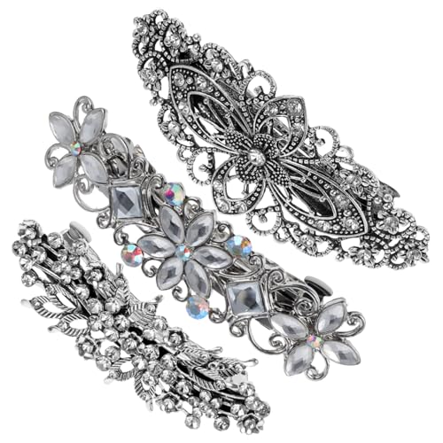 FONDOTIN 3 Stück Teiliges Haarspangen mit Funkelnden Strasssteinen Stilvolle Spring Barrette Haarklammern für Damen Vielseitig für Hochzeit Party Alltag Komfortabel und Langlebig FONDOTIN 3 Stück Teiliges Haarspangen mit Funkelnden Strasssteinen Stilvolle Spring Barrette Haarklammern für Damen Vielseitig für Hochzeit Party Alltag Komfortabel und Langlebig von FONDOTIN