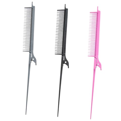 FONDOTIN 3 Stück Teiliges Rat Tail Styling Kamm für Damen Feiner Zahnkamm zum Haare Färben und Abteilen Ergonomisch Rutschfester Griff Geeignet für Haartypen Professionelle Anwendung FONDOTIN 3 Stück Teiliges Rat Tail Styling Kamm für Damen Feiner Zahnkamm zum Haare Färben und Abteilen Ergonomisch Rutschfester Griff Geeignet für Haartypen Professionelle Anwendung von FONDOTIN