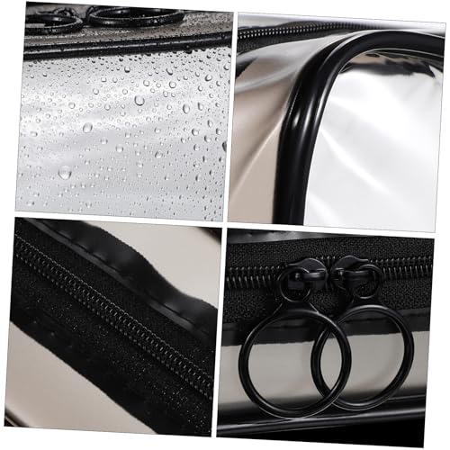 FONDOTIN 3 Stück Teiliges Reise Kosmetik Make Up Organizer Taschen Transparent Leicht mit Reißverschluss für Kosmetika Toilettenartikel für Damen und Flugreise von FONDOTIN