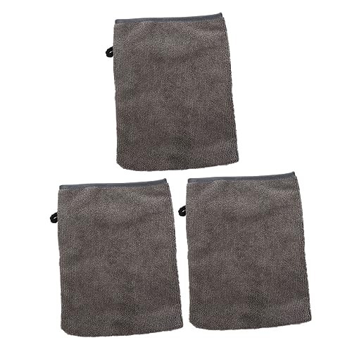 FONDOTIN 3 Stück Mikrofaser Gesichtsreinigungshandschuhe Make Up Entferner und Geschmeidig für Effektive Gesichtsreinigung für Empfindliche Haut von FONDOTIN