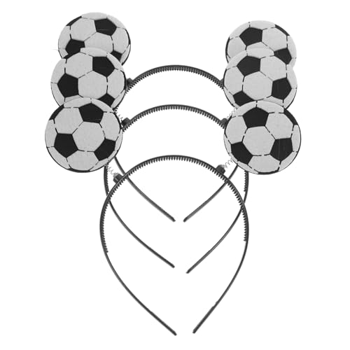 FONDOTIN 3 Stück Teiliges Sport Stirnband für Erwachsene Haarschmuck für Festivals Partys und Sportevents Leicht Bequem und Vielseitig Einsetzbar für Kostüme Unterstützung bei Wettkämpfen von FONDOTIN