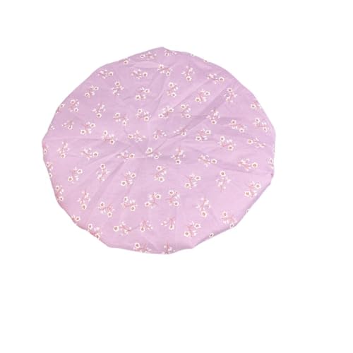 FONDOTIN 3 Stück Wasserdichte Duschhauben Damen und Herren Doppellagig mit Kreativem Blumenmuster Wiederverwendbar Komfortabel und Langlebig Badehauben für Haushalt und Bad von FONDOTIN