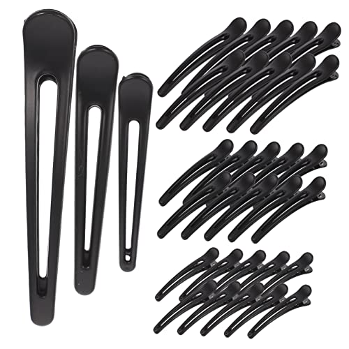FONDOTIN 36 Stck Teiliges Schwarze Hohle Frauen Haarspangen Robuste Vielseitige Haarklammern für Styling und Alltag Modisches Design Geeignet für Damen und Mädchen Langlebig und Praktisch von FONDOTIN