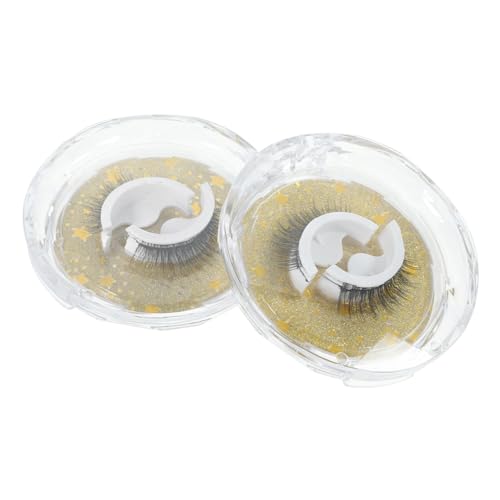 FONDOTIN 4 Paar Selbstklebende Wimpern Für Frauen Wiederverwendbare Natürliche Wimpernverlängerung Für Make up Leichte Kosmetische Wimpern Für Alltag Und Besondere Anlässe von FONDOTIN