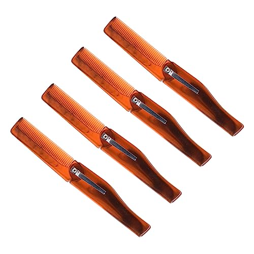 FONDOTIN 4 Stück Teiliges Faltbares Haarkamm Herren Strapazierfähiger Antistatischer Kunststoffkamm Tragbares Styling tool für Dünnes Lockiges Glattes Haar für Reisen und Alltag FONDOTIN 4 Stück Teiliges Faltbares Haarkamm Herren Strapazierfähiger Antistatischer Kunststoffkamm Tragbares Styling tool für Dünnes Lockiges Glattes Haar für Reisen und Alltag von FONDOTIN
