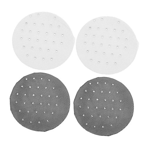 FONDOTIN 4 Stück Teiliges Haarnetz für Damen Dünnmaschige Unsichtbare Duttnetze in Schwarz und Weiß Atmungsaktive Ballett Haaraccessoires für Hochsteckfrisuren und Alltag für Tänzerinnen von FONDOTIN