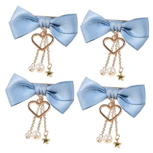 FONDOTIN 4 Stück Teiliges Haarschleifen für Frauen Dekorative Haarspangen mit Schleifen Design Geeignet für Geburtstage Festtage Partys und Mädchen Modischer Haarschmuck für von FONDOTIN