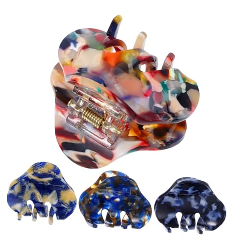 FONDOTIN 4 Stück Teiliges Kleine Haarklammern aus Stabilem Acetat Rutschfest für Dickes Haar Modische Haarklammern Damen Vielseitige Haarspangen für Eleganten Look und Einfache Anwendung FONDOTIN 4 Stück Teiliges Kleine Haarklammern aus Stabilem Acetat Rutschfest für Dickes Haar Modische Haarklammern Damen Vielseitige Haarspangen für Eleganten Look und Einfache Anwendung von FONDOTIN