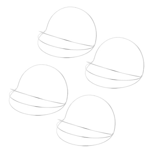 FONDOTIN 4stücke Stirnband Für Damen Tiara-basis Metallrahmen Für Diy-kopfschmuck Rahmen Zur Kroneherstellung Vierschichtige Struktur Für Hanfu-accessoires von FONDOTIN