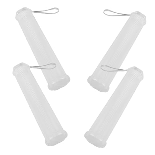 FONDOTIN 4 Stück Transparenter Verstellbarer Stiftebox Organizer Teleskopisch Leichtes Kunststoff Aufbewahrungsetui für Stifte Pinsel Marker für Schreibtisch und Reise von FONDOTIN