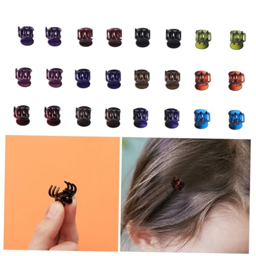 FONDOTIN 48 Stück Teiliges Mini Haarklammern für Damen und Mädchen Kleine Octopus Clips in Schildpatt Perlmutt und Jelly Farben Robuste Kunststoff Haarklauen mit Rutschfestem Design von FONDOTIN