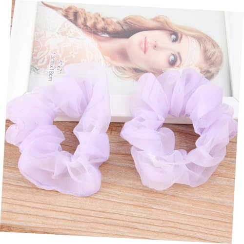 FONDOTIN 5 Stück Teiliges Haargummi Buntem Organzastoff Leichte und Strapazierfähige Pferdeschwanzhalter für Damen Einfache Sommer haarbänder Schonend und Modisch für Alltag und Party FONDOTIN 5 Stück Teiliges Haargummi Buntem Organzastoff Leichte und Strapazierfähige Pferdeschwanzhalter für Damen Einfache Sommer haarbänder Schonend und Modisch für Alltag und Party von FONDOTIN