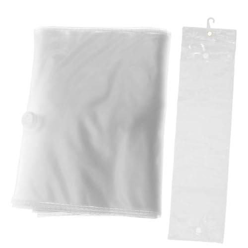 FONDOTIN 5 Stück Teiliges PVC Wasserfestes Aufbewahrungstaschen für Haarverlängerungen Transparente Hängende Reise Organizer Schutz gegen Staub und Feuchtigkeit Tragbar für Perücken und FONDOTIN 5 Stück Teiliges PVC Wasserfestes Aufbewahrungstaschen für Haarverlängerungen Transparente Hängende Reise Organizer Schutz gegen Staub und Feuchtigkeit Tragbar für Perücken und von FONDOTIN