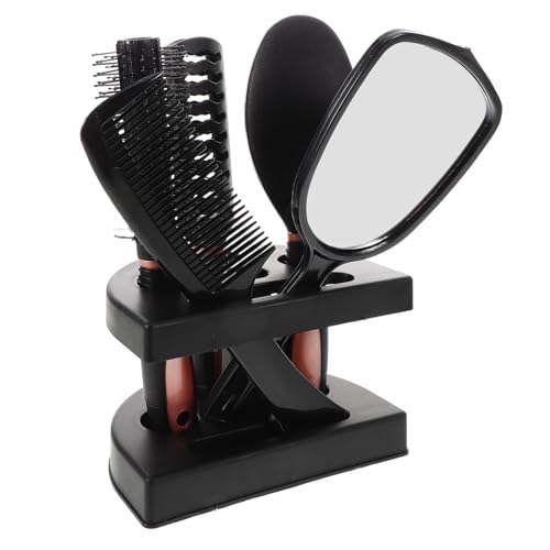FONDOTIN 5 Stück Teiliges Static Haarkamm und Spiegel in Rosa Langlebige Styling Tools für Frauen Entwirrende Haarbürste und Friseurzubehör für Professionelle und Home Use von FONDOTIN