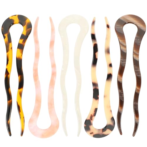 FONDOTIN 5 Stück Vintage U Förmige Haarnadeln Retro Haarspangen für Damen Eleganter Haarschmuck für Hochsteckfrisuren Langlebig und Komfortabel zu Tragen FONDOTIN 5 Stück Vintage U Förmige Haarnadeln Retro Haarspangen für Damen Eleganter Haarschmuck für Hochsteckfrisuren Langlebig und Komfortabel zu Tragen von FONDOTIN