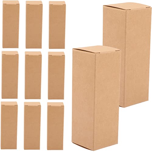 FONDOTIN 50 Stück Lippenstift Verpackungsboxen Papier Kasten für Ätherische Öle Tragbare Geschenkverpackung für Lippenbalsam Selbstgemacht Lippenstift Etui für Festlichkeiten und Anlässe von FONDOTIN