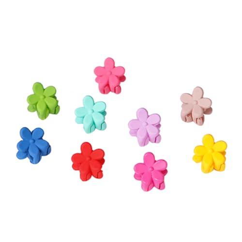 FONDOTIN 50 Stück Mini Haarklammern Mädchen Teilig Kleine Haarklammern Blumenform Haarschmuck Bunte Farben Für Feines Dickes Haar Geschenkidee Weihnachten Geburtstag Zufällige Farbe von FONDOTIN