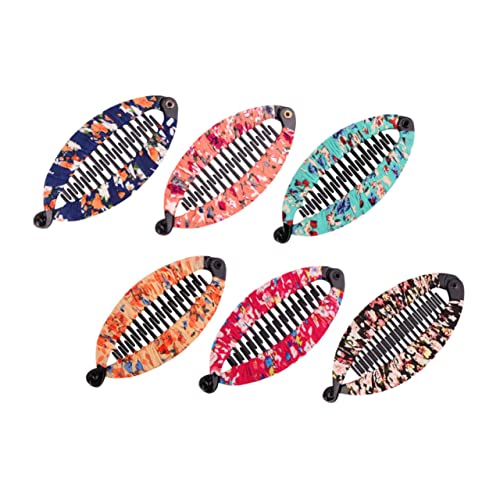 FONDOTIN 6 Stück Fischförmige Haarspangen für Mädchen Teiliges mit Floralen Mustern für Haardesign und Tägliche für Damen Geeignet Rutschfeste Clips für Dickes Haar FONDOTIN 6 Stück Fischförmige Haarspangen für Mädchen Teiliges mit Floralen Mustern für Haardesign und Tägliche für Damen Geeignet Rutschfeste Clips für Dickes Haar von FONDOTIN