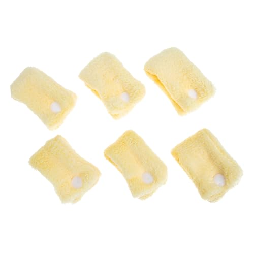 FONDOTIN 6 Stück Fleece Haarwickler Weiche Lockenwickler zum Schlafen Angenehme Haarstyling tools für Frauen Geeignet für Haartypen Komfortabel und Langlebig von FONDOTIN