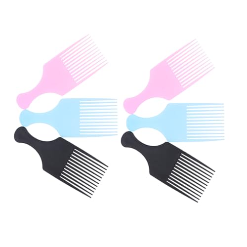 FONDOTIN 6 Stück Teiliges Großer Haarkämme aus Kunststoff Zähne für Leichtes Entwirren und Styling Professionelle Friseurkämme für Salon Barber Damen und Herren Glatte Polierte Zähne FONDOTIN 6 Stück Teiliges Großer Haarkämme aus Kunststoff Zähne für Leichtes Entwirren und Styling Professionelle Friseurkämme für Salon Barber Damen und Herren Glatte Polierte Zähne von FONDOTIN