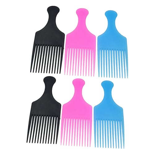 FONDOTIN 6 Stück Teiliges Haarstyling kamm Langlebige Friseurkämme mit Glatten Zähnen Multifunktional für Friseursalons und Barbier shops für Damen und Mädchen Praktische Leichte Kämme in von FONDOTIN