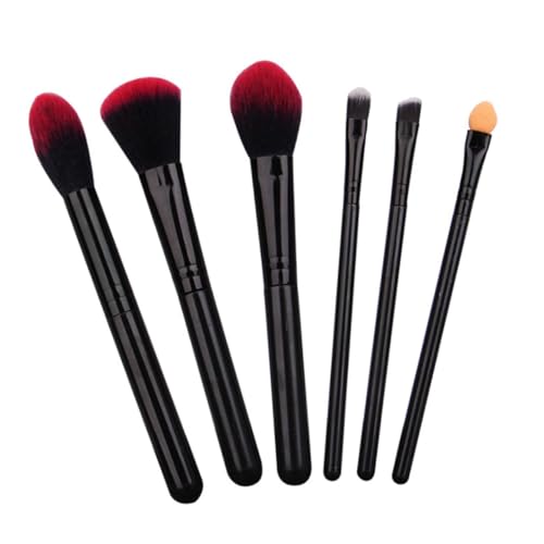 FONDOTIN 6 Stück Teiliges Make Up Pinselset für Damen Weiche Rote Lidschatten und Augenbrauenpinsel aus Langlebigem Material Vielseitig Einsetzbar für Lidschatten und Präzises Auftragen FONDOTIN 6 Stück Teiliges Make Up Pinselset für Damen Weiche Rote Lidschatten und Augenbrauenpinsel aus Langlebigem Material Vielseitig Einsetzbar für Lidschatten und Präzises Auftragen von FONDOTIN