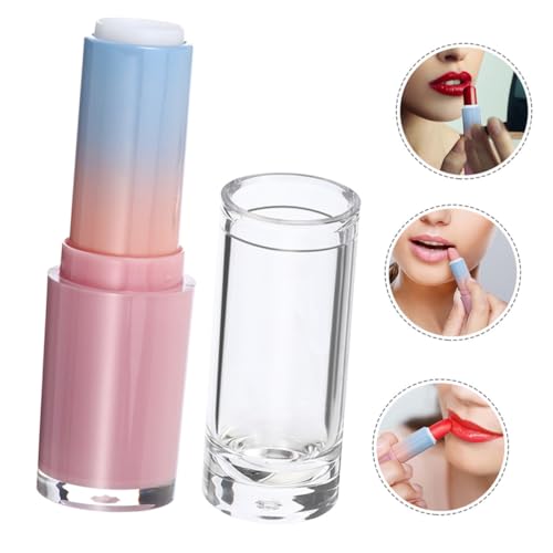 FONDOTIN 6 Stück Transparente Lippenstifthülsen mit Farbverlauf Wiederverwendbare Leere Lip Balm Behälter aus Robustem Kunststoff Leicht Auslaufsicher für DIY Lippenpflege und Reisen FONDOTIN 6 Stück Transparente Lippenstifthülsen mit Farbverlauf Wiederverwendbare Leere Lip Balm Behälter aus Robustem Kunststoff Leicht Auslaufsicher für DIY Lippenpflege und Reisen von FONDOTIN