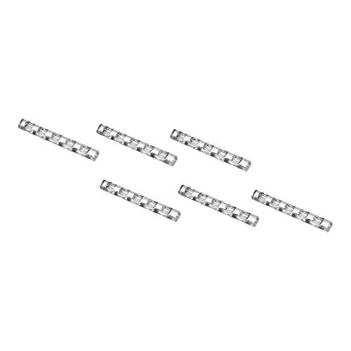 FONDOTIN 6 Stück Transparenter Teilig Fächer Nageldesign Stifthalter für Maniküre Pinsel Organizer Stabiler Nagelkunst Werkzeugständer für Kosmetik Aufbewahrung Platzsparend und Vielseitig von FONDOTIN