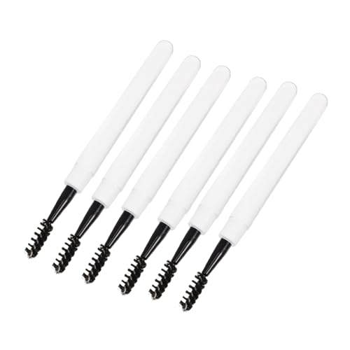 FONDOTIN 6 Stück Wimpernbürsten mit Deckel Mascara Applikator und Augenbrauen Spoolie Leicht zu Halten für Natürliches Gepflegtes Augen Make Up Kunststoff und Synthetische Fasern für Salon FONDOTIN 6 Stück Wimpernbürsten mit Deckel Mascara Applikator und Augenbrauen Spoolie Leicht zu Halten für Natürliches Gepflegtes Augen Make Up Kunststoff und Synthetische Fasern für Salon von FONDOTIN