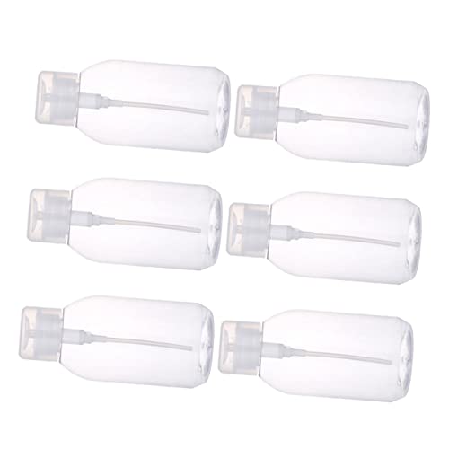 FONDOTIN 6Stücke Nagellackreiniger Druckspender Flasche Makeup Entferner Behälter Auslaufsicher Nachfüllbar für Kosmetik und Tägliche Anwendung von FONDOTIN