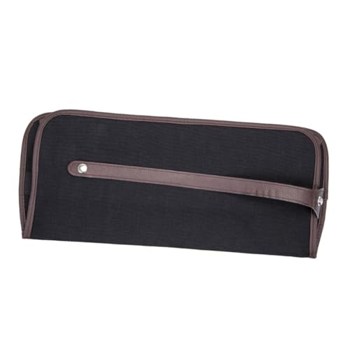 FONDOTIN 72löcher Roll-up Bleistift Tasche Canvas Wickelrolle Mehrfachloch Stiftbeutel Lagerung Halter Praktisch Für Künstler Und Schüler von FONDOTIN