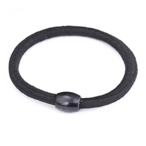 FONDOTIN 8 Stück Teiliges Haargummis Elastische Haarbänder für Mädchen und Rutschfeste Ponytail Halter Schwarzes Haaraccessoire für von FONDOTIN