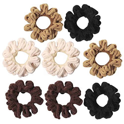 FONDOTIN 8 Stück Teiliges Nahtlose Elastische Haargummis Weiche Haarbänder für Frauen und Mädchen Schonende Ponytail Halter Minimalistischen Farben Vielseitig für Sport Alltag Partys und FONDOTIN 8 Stück Teiliges Nahtlose Elastische Haargummis Weiche Haarbänder für Frauen und Mädchen Schonende Ponytail Halter Minimalistischen Farben Vielseitig für Sport Alltag Partys und von FONDOTIN