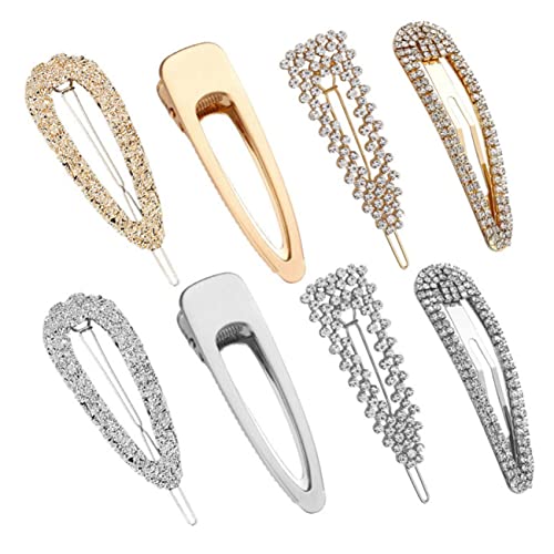 FONDOTIN 8 Stück Teiliges Set Strass Haarclips für Damen Haarspangen und Haaraccessoires für Kreativen Stil und Täglichen Gebrauch von FONDOTIN