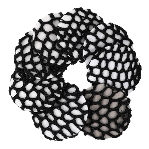 FONDOTIN 8 Stück Unsichtbares Haarnetz Ballett Teiliges Elastisches Atmungsaktives Haarnetz für Dutt und Frauen Professionelles Ballett Zubehör für Mittellanges Haar von FONDOTIN