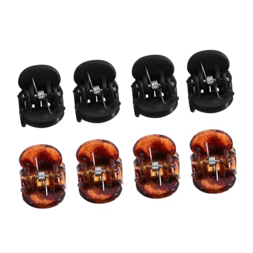 FONDOTIN 96 Stück Teiliges Mini Haarklammern aus Langlebigem Kunststoff Kleine Haarklammern in Schwarz und Kaffee Rutschfest und Einfach zu Tragen für Frauen Mädchen und Junge Mädchen als von FONDOTIN