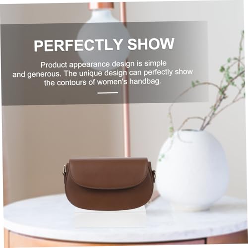 FONDOTIN Acryl Handtaschenhalter Klarer Displayständer Handtaschenregal Stabiler Satchel Präsentationsständer Für Damen Und Herren Tasche Organizer von FONDOTIN