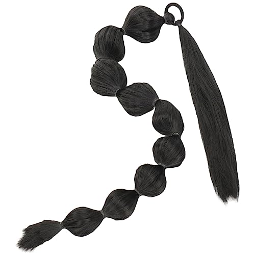 FONDOTIN Afro Bubble Ponytail Haarteil Lange Kunsthaar Ponytail Extension mit Haargummi für Damen Geeignet für Verschiedene Frisuren und Anlässe Einfach zu Tragen Stylen FONDOTIN Afro Bubble Ponytail Haarteil Lange Kunsthaar Ponytail Extension mit Haargummi für Damen Geeignet für Verschiedene Frisuren und Anlässe Einfach zu Tragen Stylen von FONDOTIN
