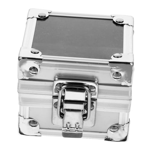 FONDOTIN Aluminium Nagelbohrer Aufbewahrungsbox mit Lochdesign Tragbarer Nagelfräser Bit Organizer Langlebiger Maniküre Werkzeughalter für Profi Heimgebrauch Kompakt und Reisefreundlich von FONDOTIN