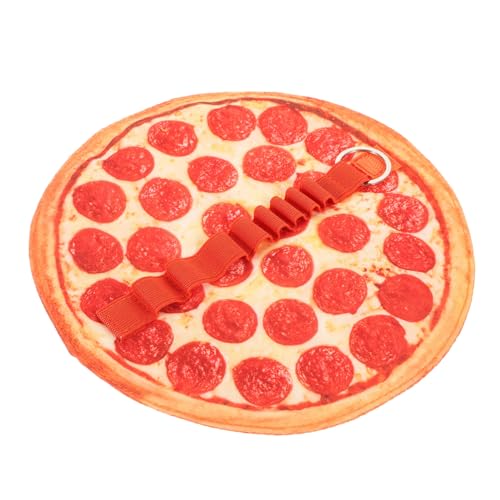 FONDOTIN Aufrollbares Federmäppchen Pizza Motiv Canvas Großes Fassungsvermögen Stifteetui Roll Up Schreibwaren Aufbewahrung für Schule Büro von FONDOTIN