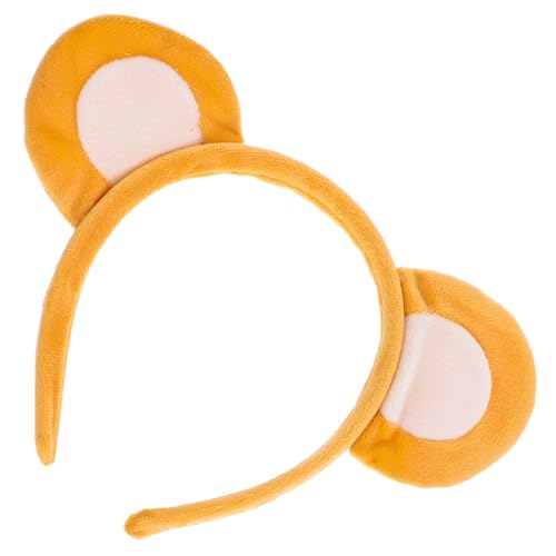 FONDOTIN Bärenohren Stirnband Plüsch Tierohren Haarreif Leicht Komfortabel Für Erwachsene Und Kleinkinder Cosplay Kostümzubehör Niedliches Kopfband von FONDOTIN