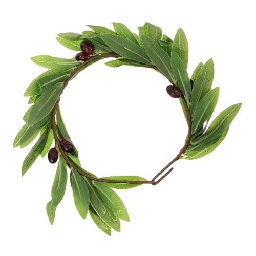 FONDOTIN Blumenkranz Haarschmuck Kranz Leichtes Stirnband Braut Haarreif Hochzeit Foto Accessoire Damen Cosplay Party Kopfdekor von FONDOTIN