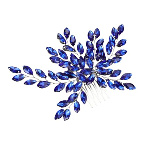 FONDOTIN Braut Haarkamm Mit Strass Für Hochzeit Damen Kopf Schmuck Kamm Haarspange Perlen Für Bräute Und Brautjungfern von FONDOTIN