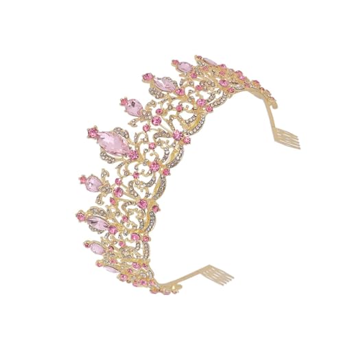 FONDOTIN Brautkrone mit Strass Langlebiges Funkelndes Hochzeitskopfstück für Damen Geeignet als Brautschmuck und Haarschmuck für Brautjungfern Kopfbedeckung für Hochzeit und Festliche FONDOTIN Brautkrone mit Strass Langlebiges Funkelndes Hochzeitskopfstück für Damen Geeignet als Brautschmuck und Haarschmuck für Brautjungfern Kopfbedeckung für Hochzeit und Festliche von FONDOTIN