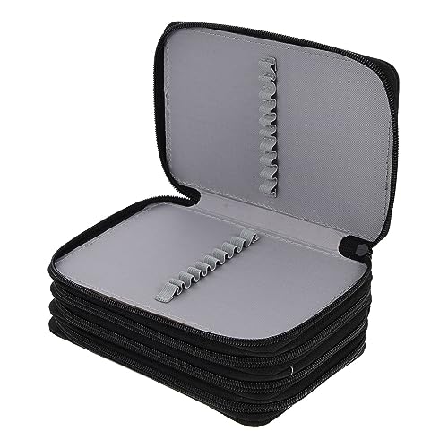 FONDOTIN Bunte Federmappe für Künstler Tragbarer Bleistift Organizer mit Großem Fassungsvermögen Fächer für Farbstifte Pinsel Mehr für Schule und Studium FONDOTIN Bunte Federmappe für Künstler Tragbarer Bleistift Organizer mit Großem Fassungsvermögen Fächer für Farbstifte Pinsel Mehr für Schule und Studium von FONDOTIN