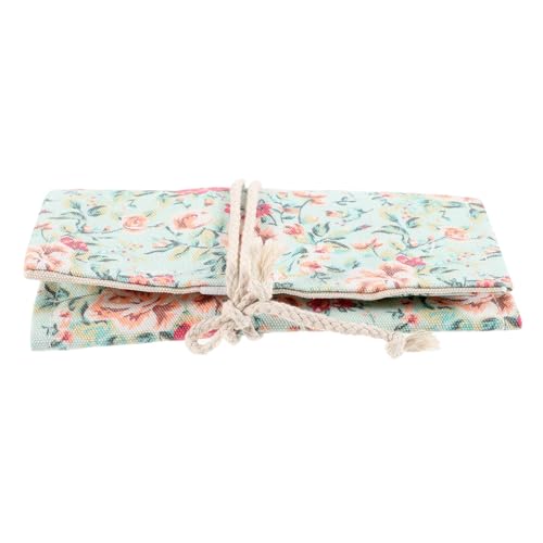 FONDOTIN Canvas Federmäppchen Roll up Bleistiftrolle mit Fächern Langlebige Stifttasche aus Segeltuch Platzsparender Bleistift Organizer für Künstler Schule und Büro Schützt Stiftspitzen FONDOTIN Canvas Federmäppchen Roll up Bleistiftrolle mit Fächern Langlebige Stifttasche aus Segeltuch Platzsparender Bleistift Organizer für Künstler Schule und Büro Schützt Stiftspitzen von FONDOTIN